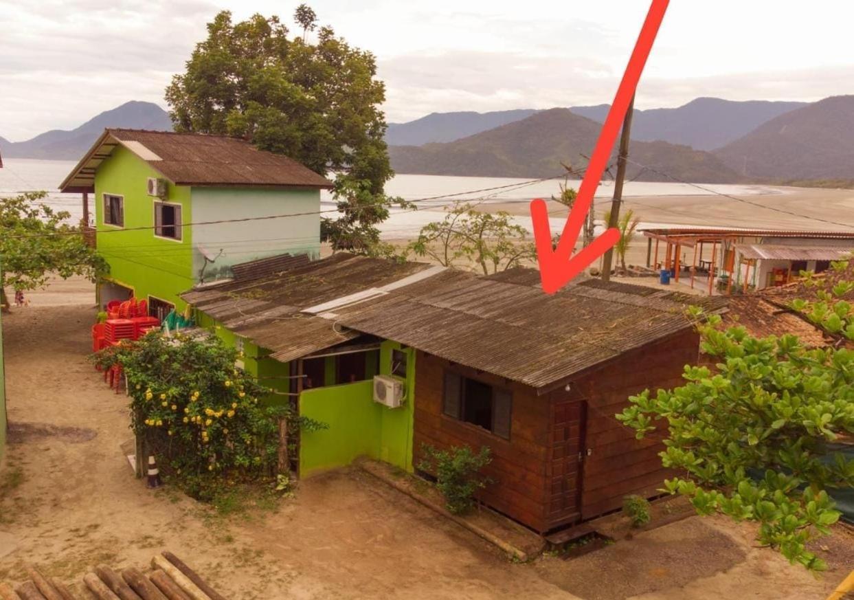 827 Chale Pe Na Areia, Completo Na Praia Do Estaleiro Em Ubatuba - 1 Dormitorio, 1 Banheiro, 1 Vaga De Garagem Exterior foto